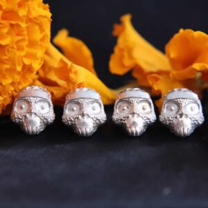 calaverita de azucar en plata